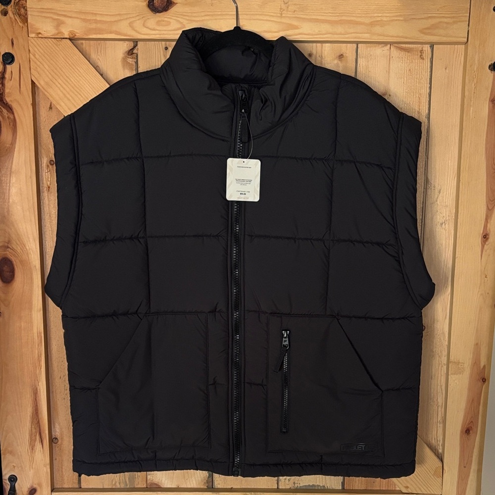 Fabletics Cloud Nine Puffer Vest Black - image 2